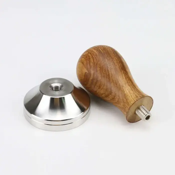 Coffee Tamper 51mm 53mm 57mm 58.5mm Wooden Stainless Steel Base For delonghi breville Espresso machine Accessories Barista Tools - Image 10
