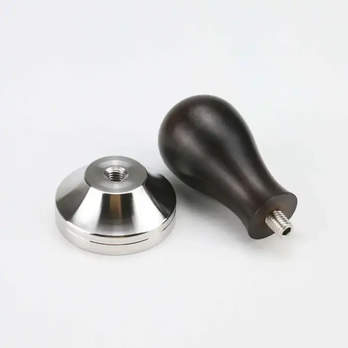 Coffee Tamper 51mm 53mm 57mm 58.5mm Wooden Stainless Steel Base For delonghi breville Espresso machine Accessories Barista Tools - Image 4