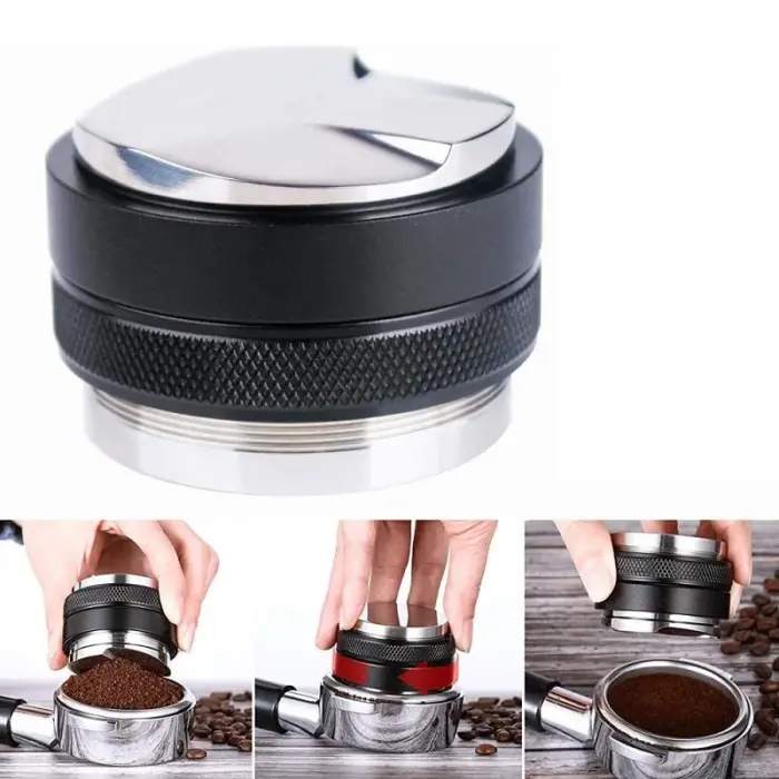 51/53/58mm Coffee Distributor & Tamper, Dual Head Coffee Leveler Fits, Adjustable Depth-Espresso 3Angled Coffeeware - Image 8