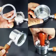 6 Magnetic Espresso Coffee Dosing Ring - Dosing Funnel Aluminum with 6 Magnets Fits 51/54/58/58.5mm Portafilter - Image 4