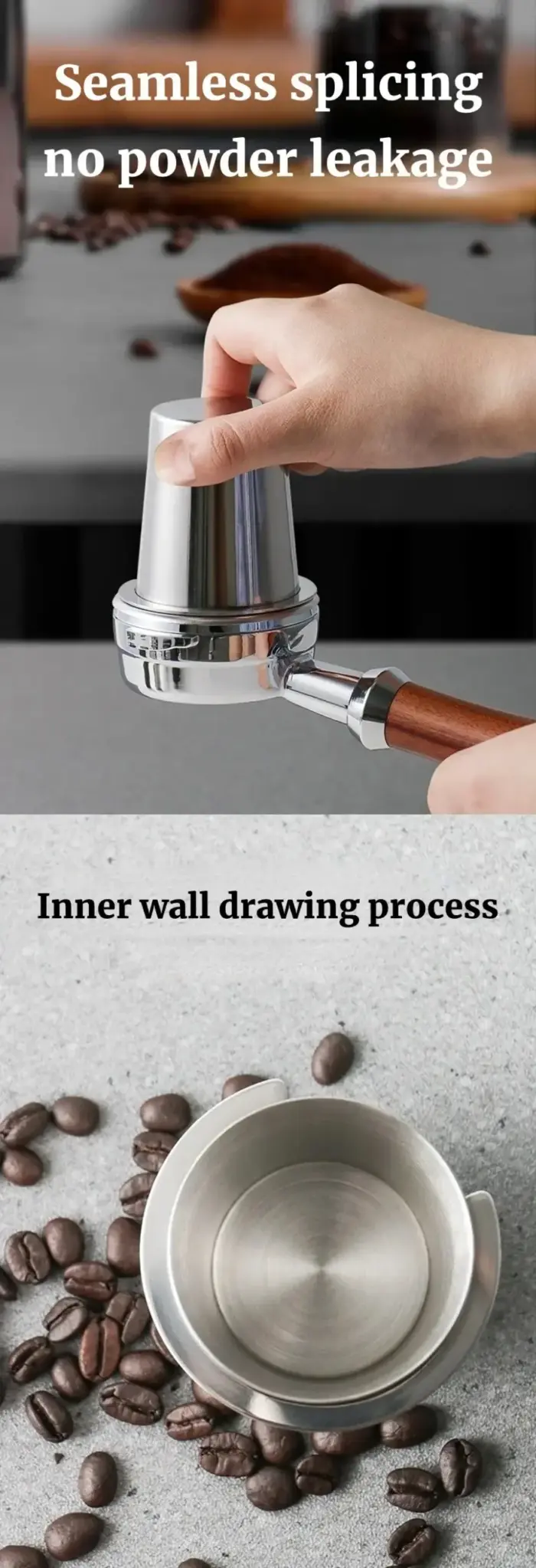 Coffee Dosing Cup 51/53/58mm Stainless Steel Powder Feeder Part For Espresso Machine Portafilter Grinder Tool Coffee Accessories - Image 15