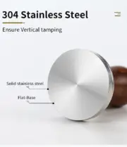 Coffee Tamper 51mm 53mm 57mm 58.5mm Wooden Stainless Steel Base For delonghi breville Espresso machine Accessories Barista Tools - Image 16