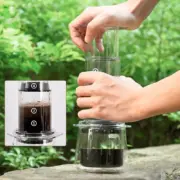 Portable French Press Coffee Maker Transparent Espresso Coffee Pot Air Press Coffee Machine With Filters For Aero Press - Image 4