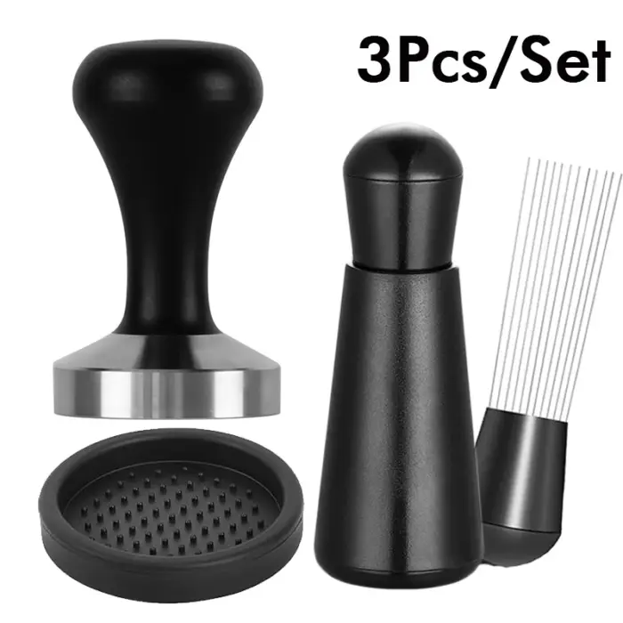 Coffee Tamper 51mm Tamper and Coffee Stirrer Set Wood Handle Coffee Tampers Coffee Accessories Barista Tools Tampers 51/53/58mm - Image 7