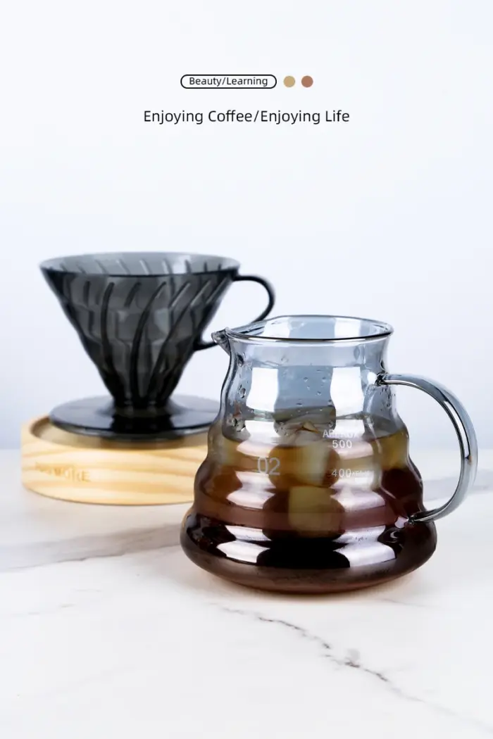 Heat-resistant Resin Black Cone Shape 1-4cups for Barista Coffee Brewing Cup Coffee Dripper Maker Coffee Dripper - Image 14