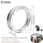 6 Magnetic Espresso Coffee Dosing Ring - Dosing Funnel Aluminum with 6 Magnets Fits 51/54/58/58.5mm Portafilter - Image 10