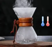 Hand Glass Coffee Kettle with Stainless Steel Filter Drip Brewing Hot Brewer Coffee Pot Dripper Barista Pour Over Coffee Maker - Image 14