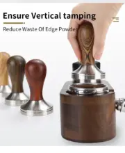 Coffee Tamper 51mm 53mm 57mm 58.5mm Wooden Stainless Steel Base For delonghi breville Espresso machine Accessories Barista Tools - Image 18