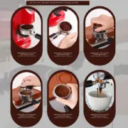 51/53/58mm Coffee Distributor & Tamper, Dual Head Coffee Leveler Fits, Adjustable Depth-Espresso 3Angled Coffeeware - Image 9