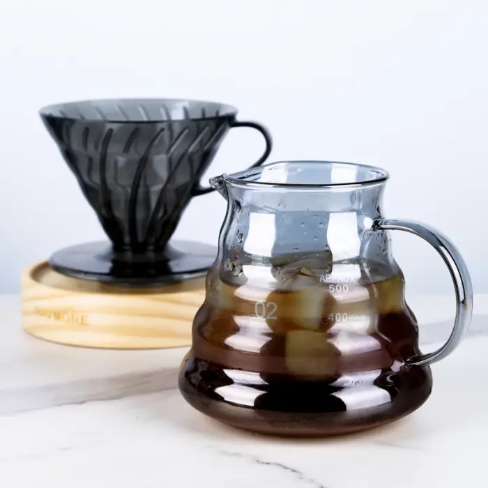 Heat-resistant Resin Black Cone Shape 1-4cups for Barista Coffee Brewing Cup Coffee Dripper Maker Coffee Dripper - Image 3