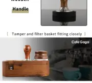 Coffee Tamper 51mm 53mm 57mm 58.5mm Wooden Stainless Steel Base For delonghi breville Espresso machine Accessories Barista Tools - Image 22