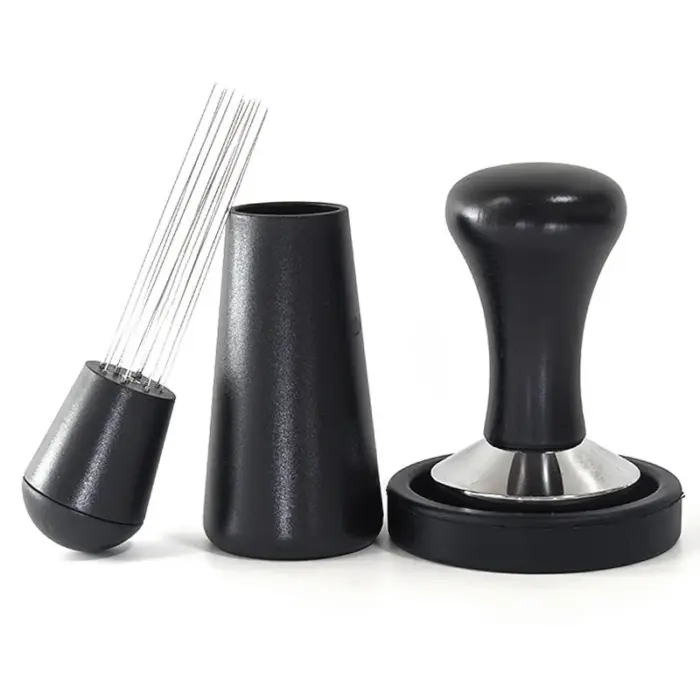 Coffee Tamper 51mm Tamper and Coffee Stirrer Set Wood Handle Coffee Tampers Coffee Accessories Barista Tools Tampers 51/53/58mm - Image 8