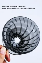 Heat-resistant Resin Black Cone Shape 1-4cups for Barista Coffee Brewing Cup Coffee Dripper Maker Coffee Dripper - Image 16