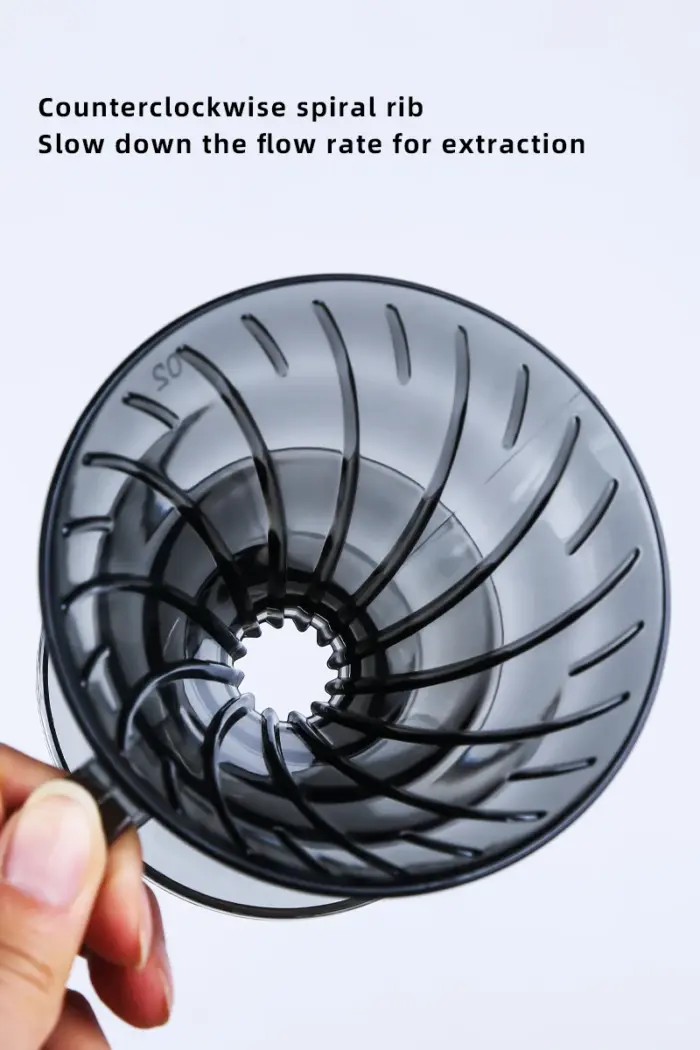 Heat-resistant Resin Black Cone Shape 1-4cups for Barista Coffee Brewing Cup Coffee Dripper Maker Coffee Dripper - Image 16