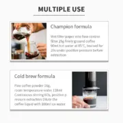 Portable French Press Coffee Maker Transparent Espresso Coffee Pot Air Press Coffee Machine With Filters For Aero Press - Image 5