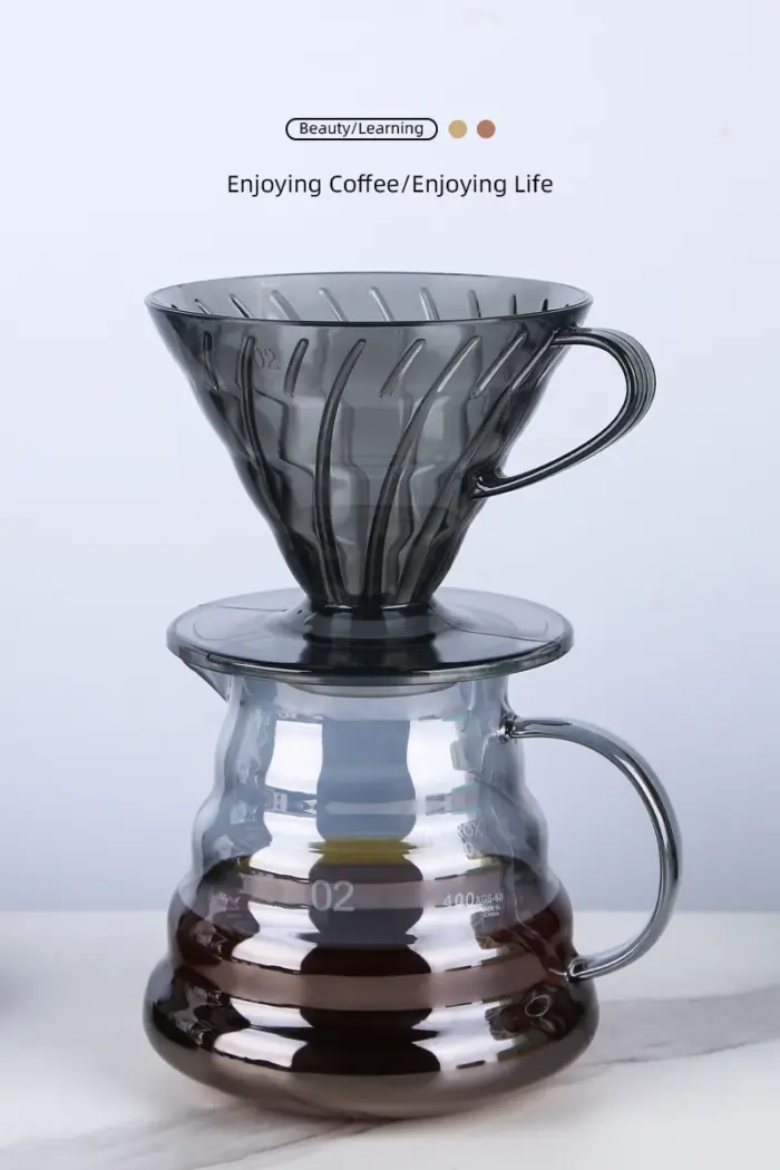 Heat-resistant Resin Black Cone Shape 1-4cups for Barista Coffee Brewing Cup Coffee Dripper Maker Coffee Dripper - Image 12