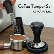 Coffee Tamper 51mm Tamper and Coffee Stirrer Set Wood Handle Coffee Tampers Coffee Accessories Barista Tools Tampers 51/53/58mm - Image 6